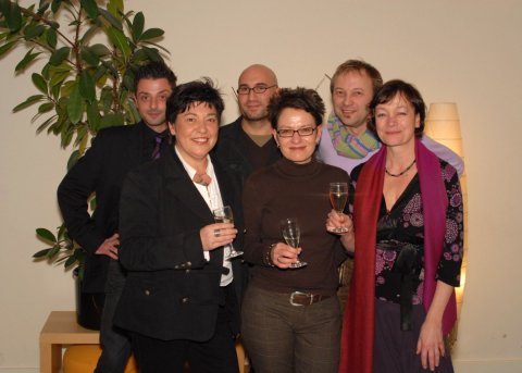 Gewinner und Jury des Felix-Rexhausen-Preises 2007; Foto: Axel Bach